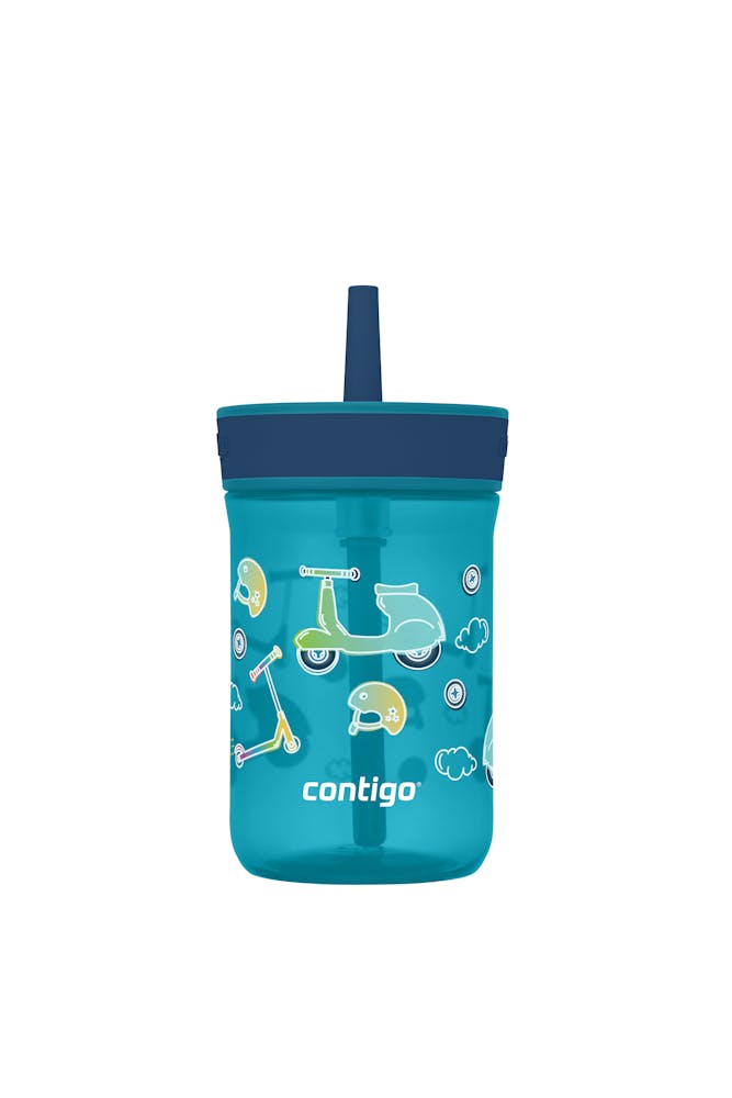 Kids’ Leighton Straw Tumbler with Spill-Proof Leak-Proof Lid, 14oz R3
