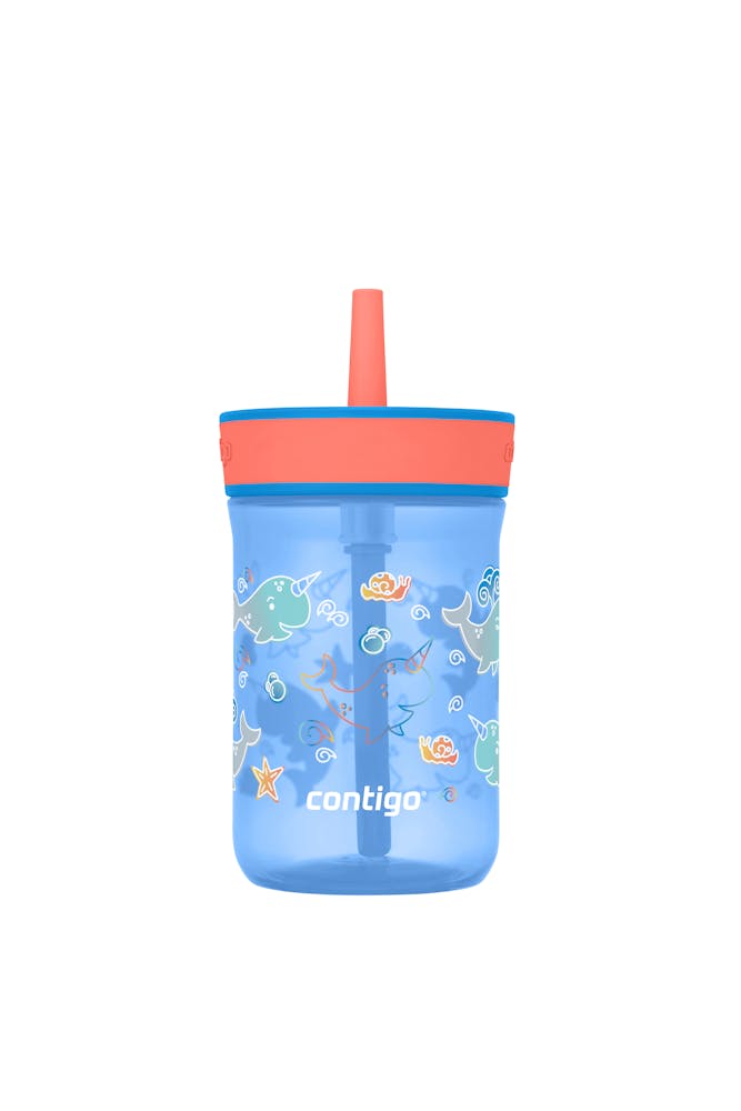 Kids’ Leighton Straw Tumbler with Spill-Proof Leak-Proof Lid, 14oz R3