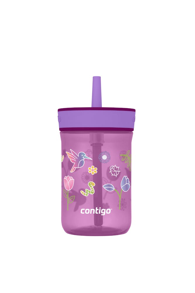 Kids’ Leighton Straw Tumbler with Spill-Proof Leak-Proof Lid, 14oz R3